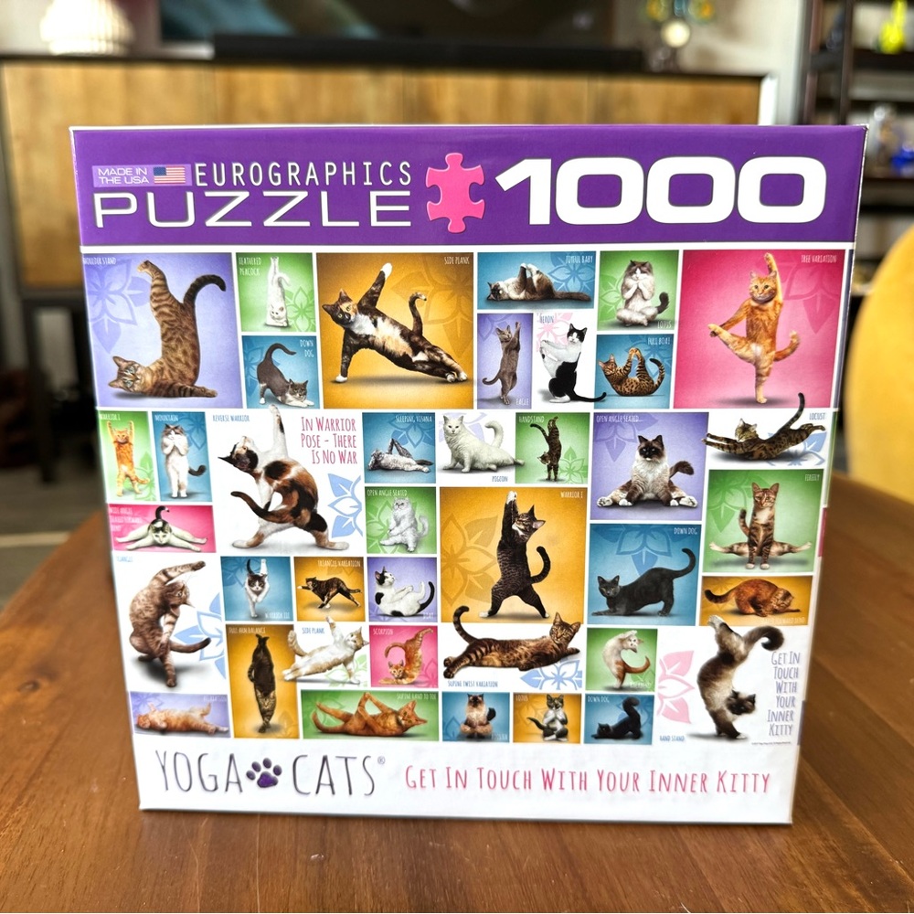 Eurographics Yoga Cats Puzzle 1000 Pieces